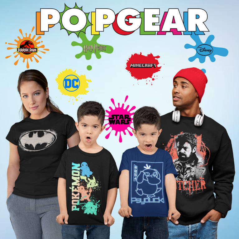 forhindre interpersonel faglært Popgear | Official Licensed Clothing For Adults & Kids